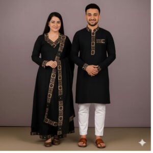 Eid Special Couple Panjabi & Three Piece Combo