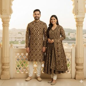 Eid Special Couple Panjabi & Three Piece Combo