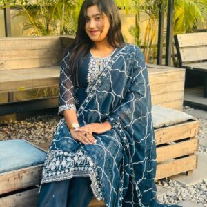 Georgette Embroidery Four Piece