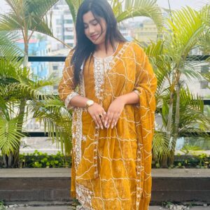 Georgette Embroidery Four Piece