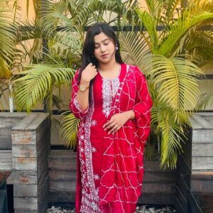 Georgette Embroidery Four Piece
