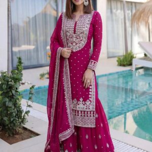 Premium Soft Georgette Three piece