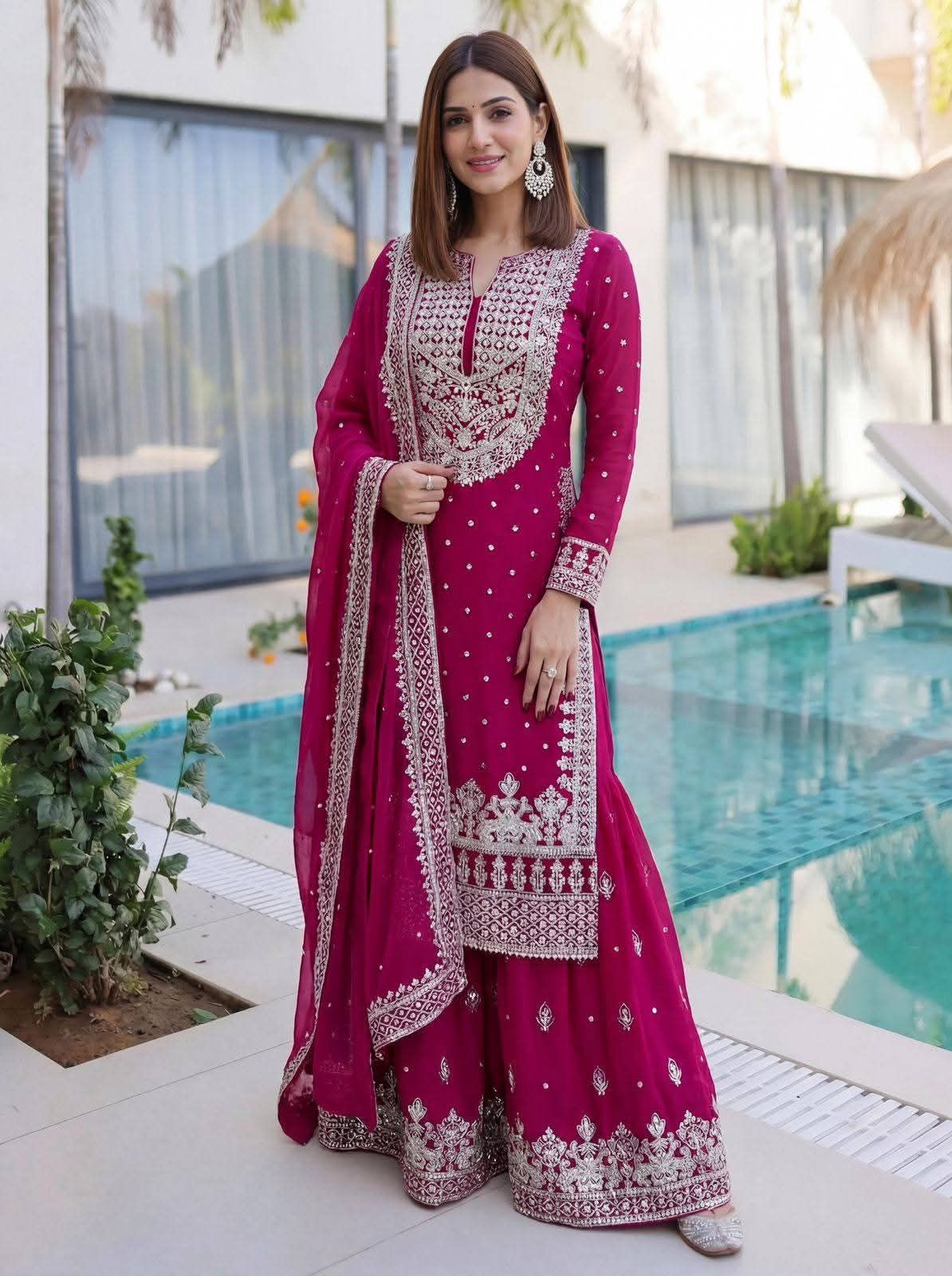Premium Soft Georgette Three piece