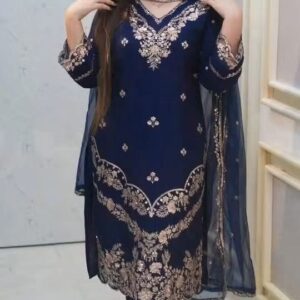 Premium Embroidery Three Piece