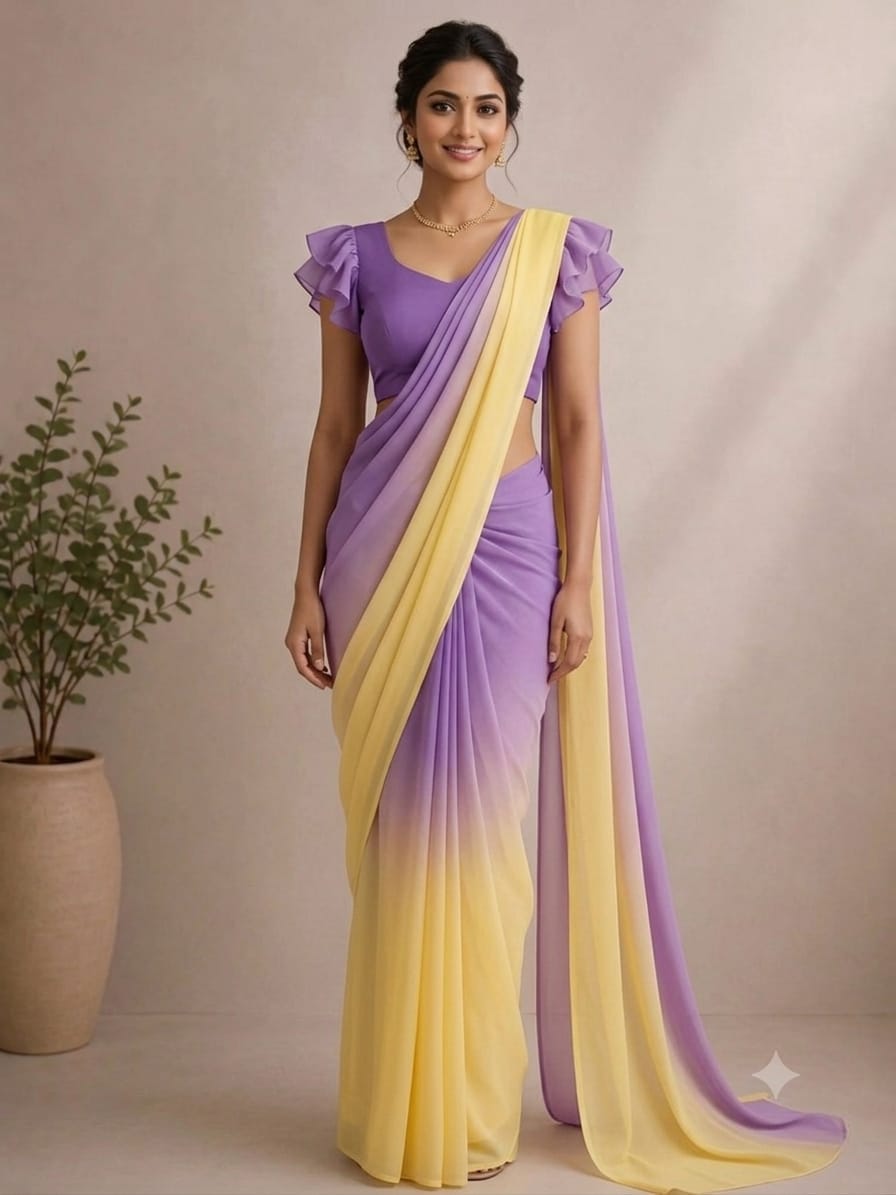 Rongdhonu Georgette Saree