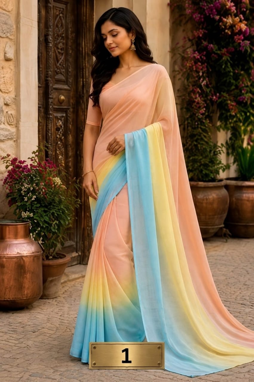 Rongdhonu Georgette Saree