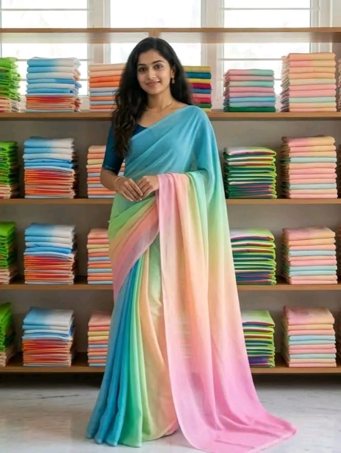 Rongdhonu Georgette Saree